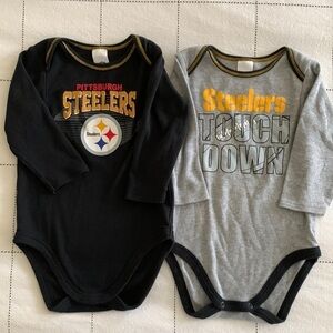 Two Steelers Onesies